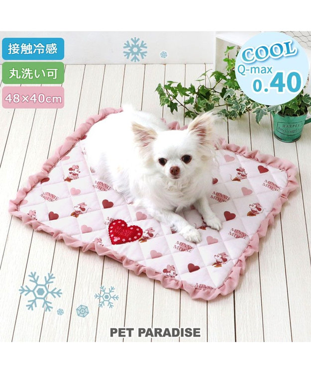 PET PARADISE ディズニー ミニーマウス クールマット  S ピンク