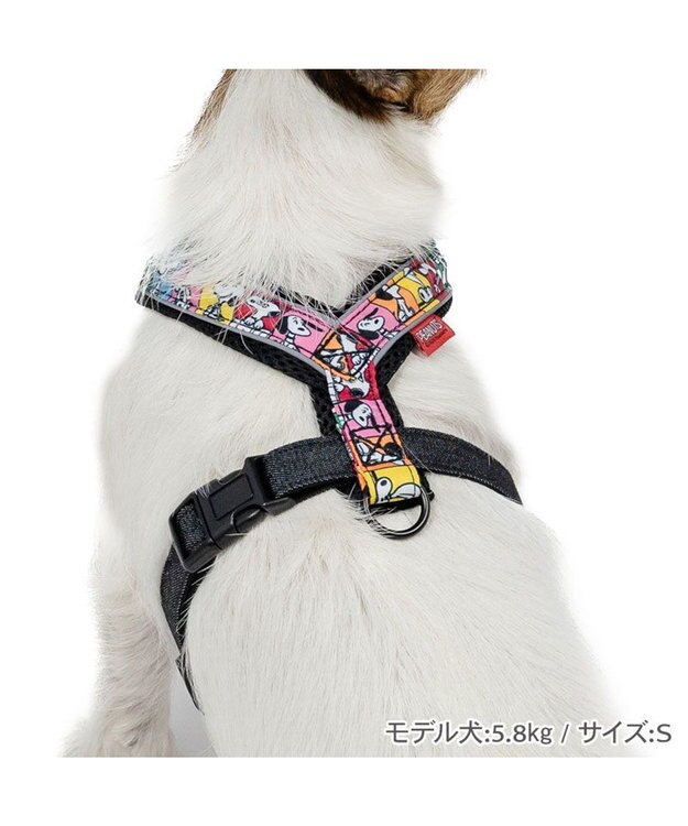 PET PARADISE スヌーピー 75周年 アクティブ ハーネス 小型犬 S 75周年柄