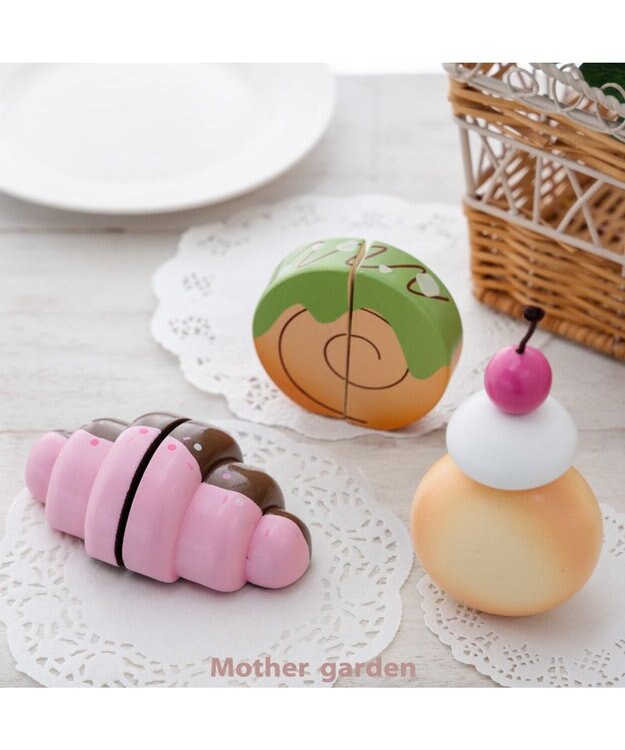 Mother garden マザーガーデン 木製 抹茶シュプリームクロワッサン 単品 抹茶シュプリームクロワッサン