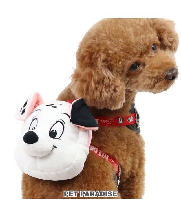 PET PARADISE ディズニー 101匹わんちゃん リュック付きハーネス Ｓ 小型犬 ブラック