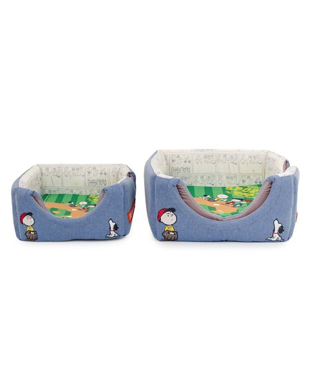 PET PARADISE スヌーピー 野球２ｗａｙ ハウス Ｌ -