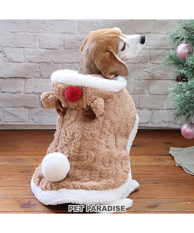 PET PARADISE ペットパラダイス クリスマス トナカイポンチョ 中型犬 トナカイ