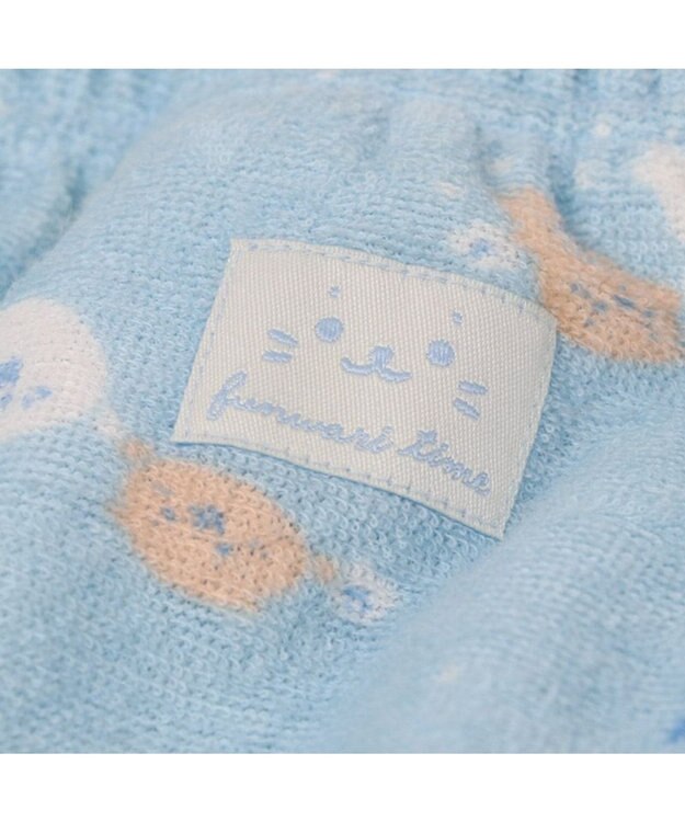 Mother garden しろたん パイル ステテコ 《しろたん&らっこいぬ 星くじら柄》レディース フリーサイズ ルームパンツ 部屋着 夏 夏物 フリーサイズ レディース 女性用 パイル生地 あざらし アザラシ かわいい キャラクター 水色