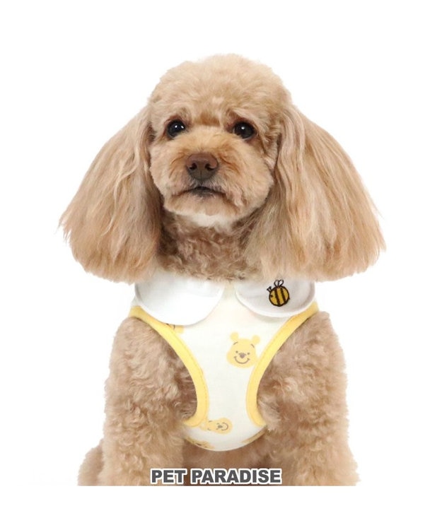 PET PARADISE  ディズニー くまのプーさん にこにこベストハーネス 【4S】【3S】 黄