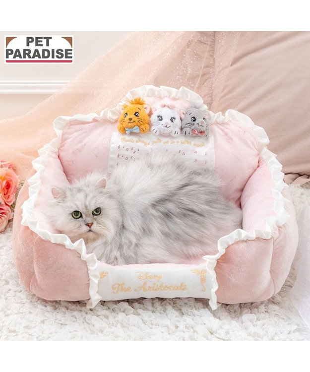 PET PARADISE ディズニー マリー ３兄弟 ピアノカドラー ピンク