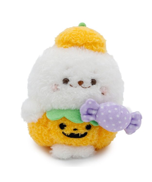 Mother garden しろたん ハロウィン ぽてぽてマスコット 《しろたん》 単品 しろたん