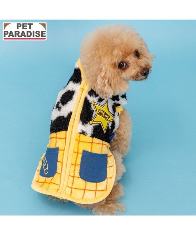 PET PARADISE ディズニー トイ・ストーリー ウッディ ジップベスト 小型犬 イエロー