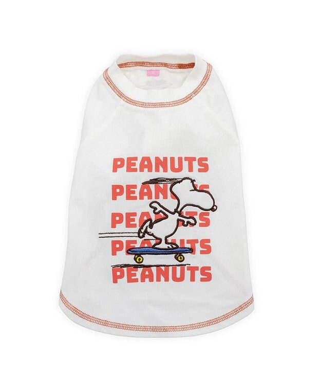 PET PARADISE スヌーピー スケボー Tシャツ 《ホワイト》 小型犬 ホワイト