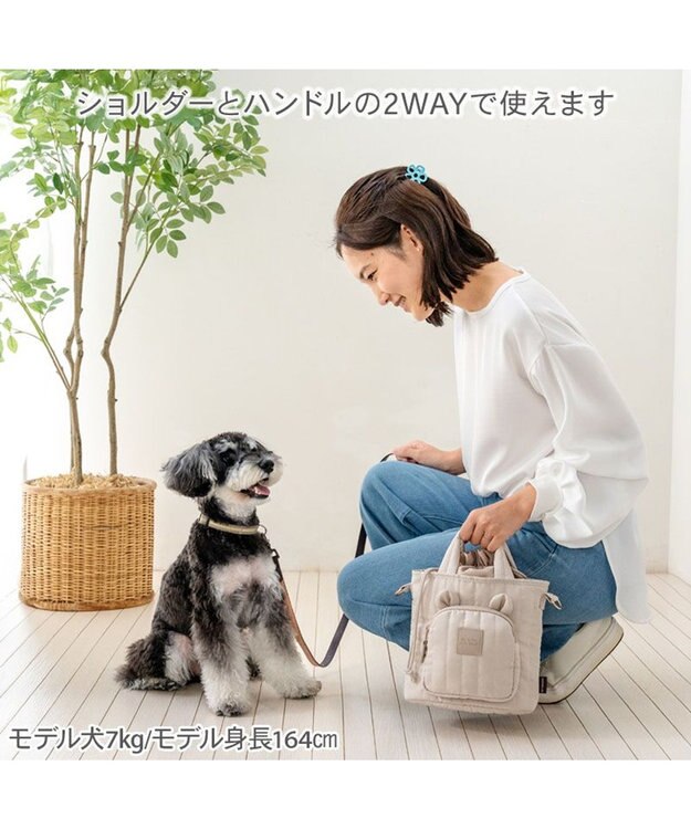PET PARADISE ペットパラダイス くまちゃん お散歩 ショルダー ベージュ