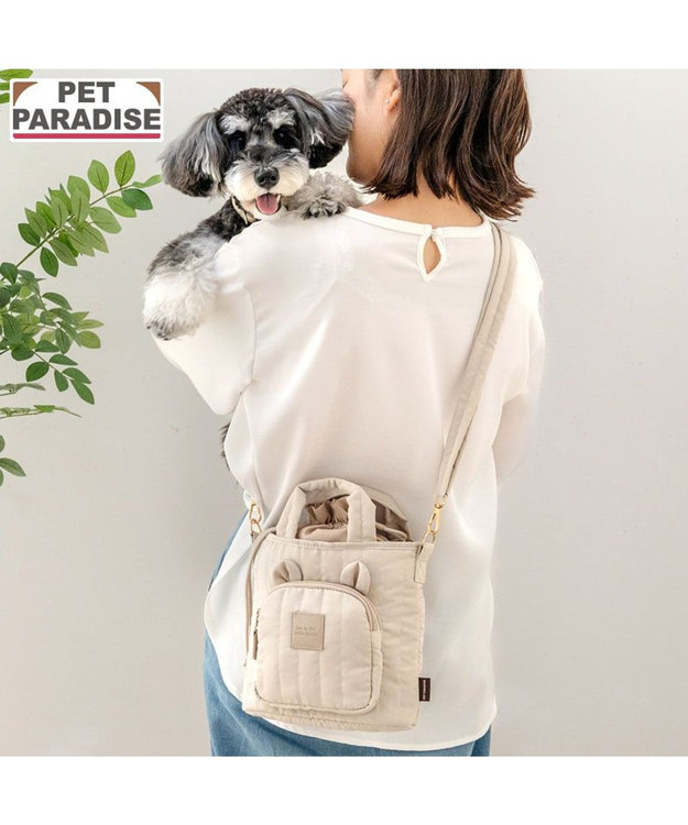 PET PARADISE ペットパラダイス くまちゃん お散歩 ショルダー ベージュ