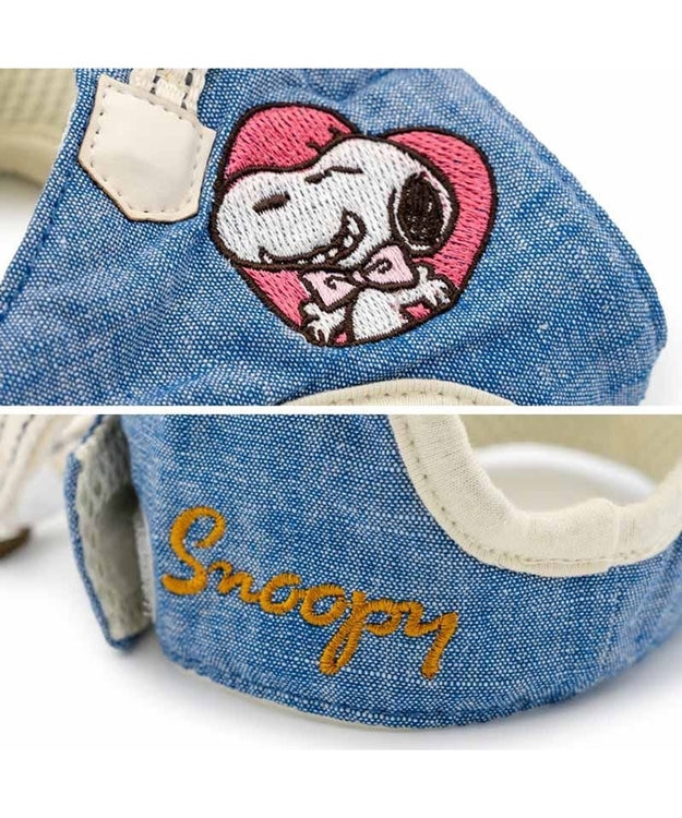 PET PARADISE スヌーピー バースデー ベストハーネス ＳＳ ブルー