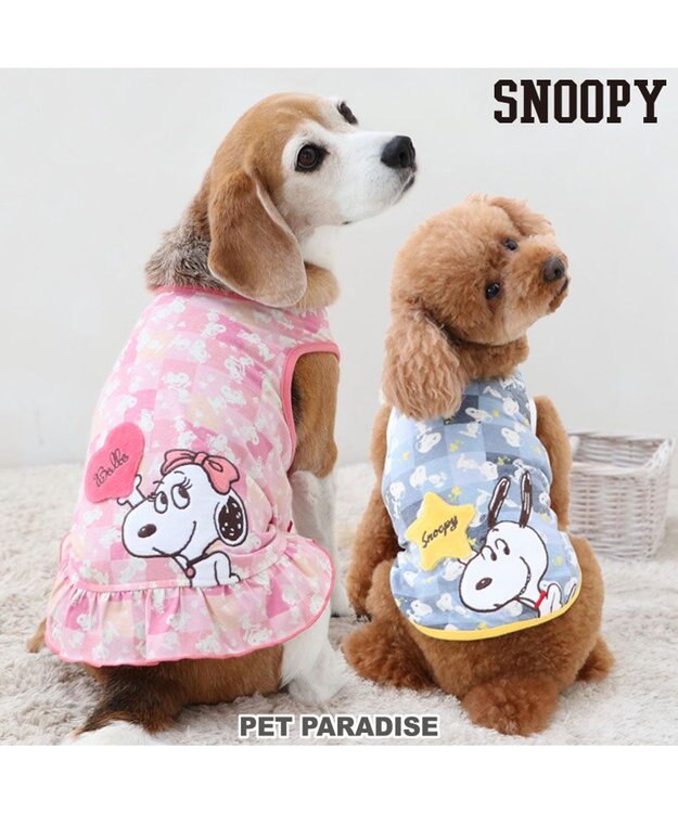 PET PARADISE スヌーピー ベル タンクトップ 《ポップ柄》 小型犬 ベル