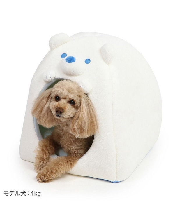 PET PARADISE ペットパラダイス クール ハウス しろくま 小型犬 白～オフホワイト