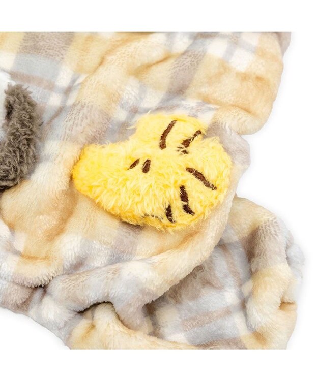 PET PARADISE スヌーピー ボア サロペット 《仲良し》 中型犬 ベージュ