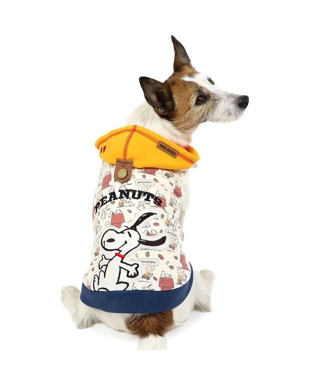 PET PARADISE スヌーピー パーカー 《ご機嫌柄》 小型犬 ネイビー