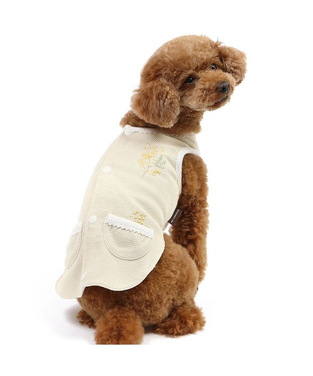 PET PARADISE ペットパラダイス やさしいベスト リバーシブル《ミモザ柄》 小型犬 ミモザ柄