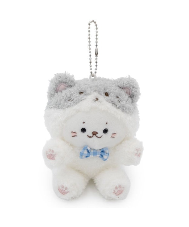Mother garden しろたん 猫キーホルダー 《ハチワレ》 単品 ハチワレ