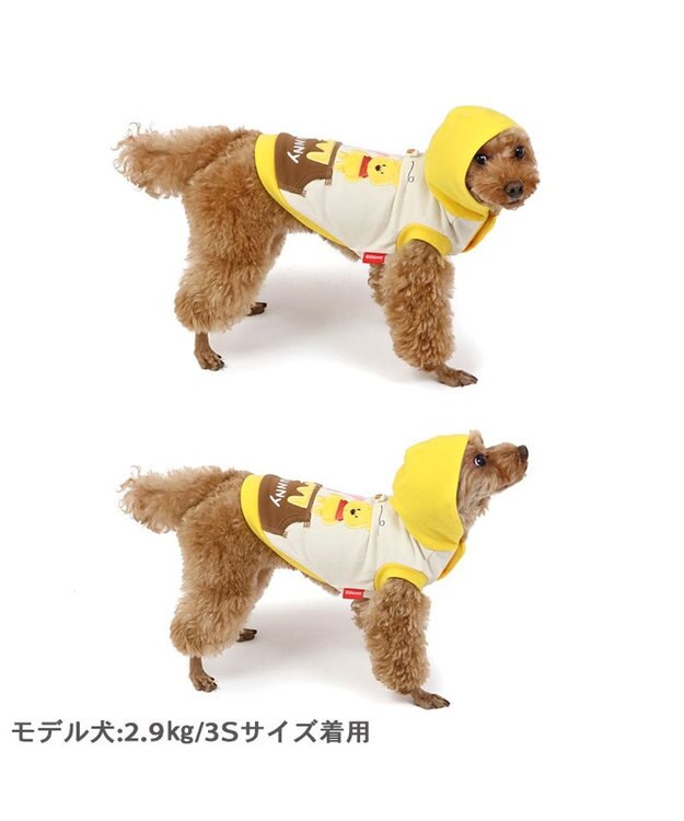 PET PARADISE ディズニー くまのプーさんプチフレンズパーカー【小型犬】 ベージュ