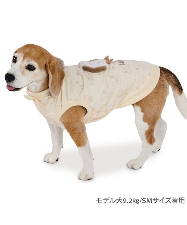 PET PARADISE スヌーピー 淡色トレーナー 《ベージュ》 中型犬 ベージュ