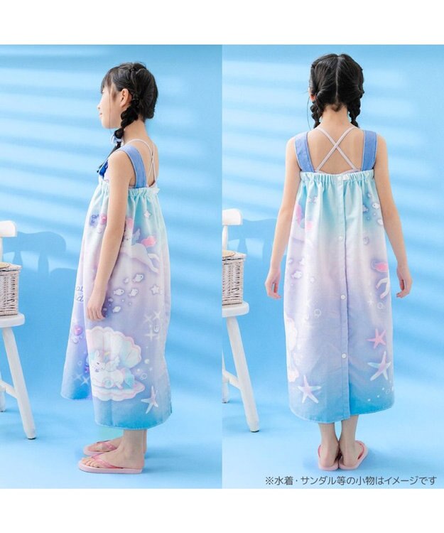 Mother garden マザーガーデン ユニコーン 水泳 ラップタオル 80cm ユニコーン