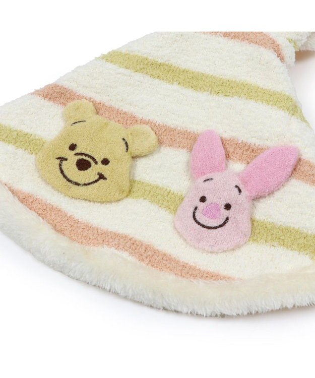 PET PARADISE ディズニー くまのプーさん ＆ ピグレット 遠赤外線 ポンチョ 小型犬 オフホワイト