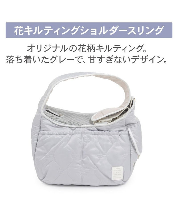 PET PARADISE ペットパラダイス キルティング ショルダーバッグ 《グレー》 Ｓ グレー