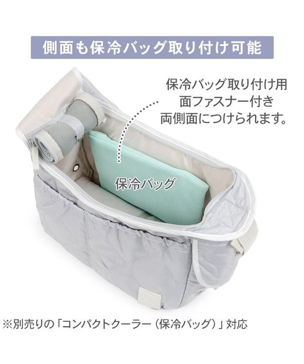 PET PARADISE ペットパラダイス キルティング ショルダーバッグ 《グレー》 Ｓ グレー