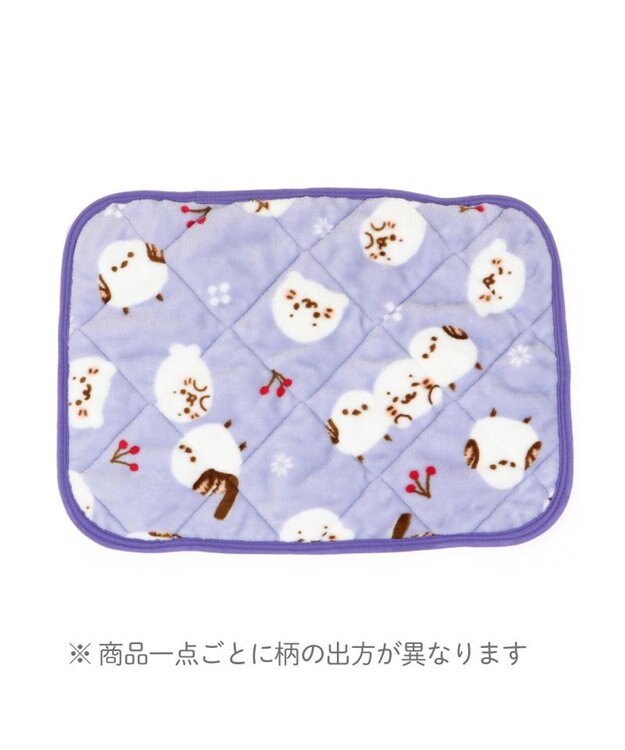 Mother garden しろたん 枕パッド 《シマエナガ》 35×50cm パープル