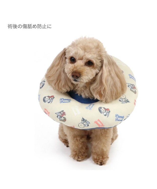 PET PARADISE スヌーピー makokoro エリザベスカラー ＳＳ 小型犬 -