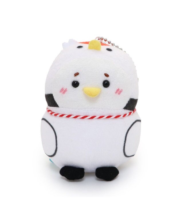 Mother garden しろたん 縁起物キーホルダー 《鶴らむね》 単品 鶴らむね