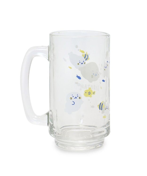 Mother garden しろたん ジョッキ 350mL《海しろたん柄/お食事処柄/うまい！もう一杯 おかわりおまち～！柄》 海しろたん