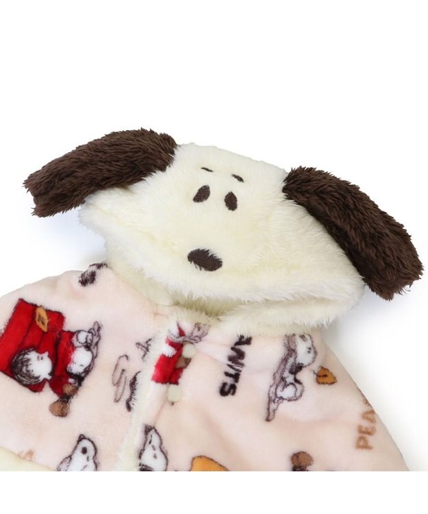 PET PARADISE スヌーピー 着る毛布  《うたたね柄》 小型犬 ベージュ
