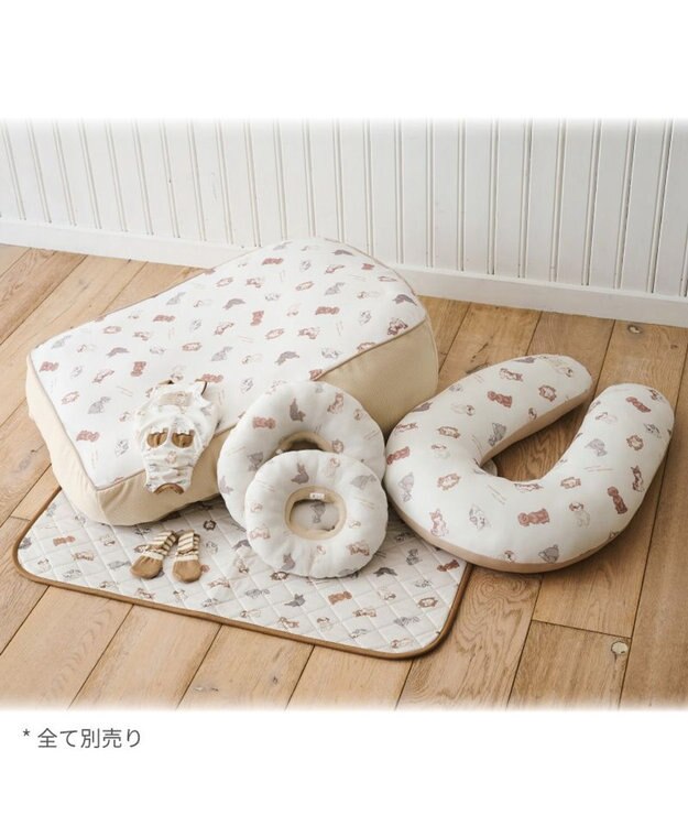 PET PARADISE ペットパラダイス makokoro エリザベスカラー 《わんちゃん柄》 ＳＭ 中型犬 ベージュ