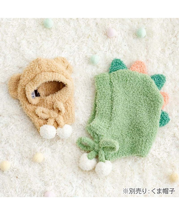 PET PARADISE ペットパラダイス シェニール 恐竜帽子 ４Ｓ～３Ｓ/ＳＳ～Ｓ グリーン