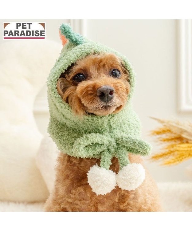 PET PARADISE ペットパラダイス シェニール 恐竜帽子 ４Ｓ～３Ｓ/ＳＳ～Ｓ