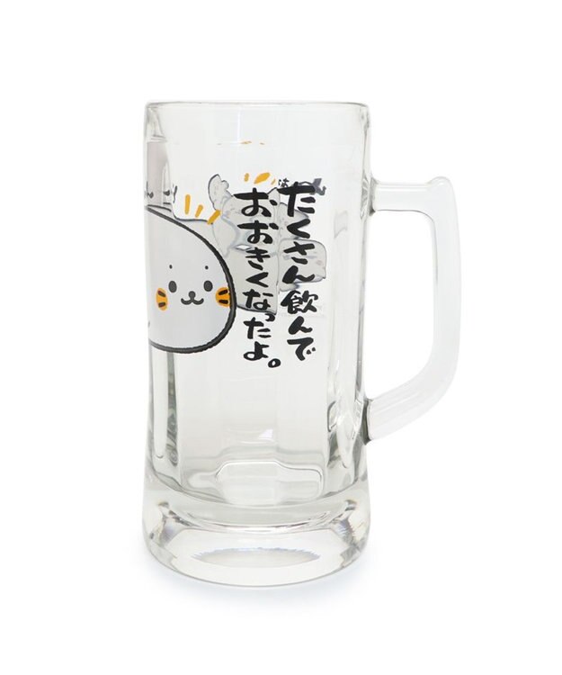 Mother garden しろたん ジョッキ 640mL 大 《たくさん飲んでおおきくなったよ。》 たくさん飲んでおおきくなったよ。