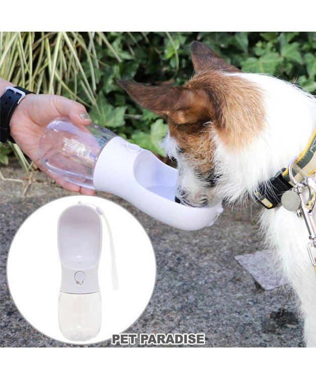 PET PARADISE ペットパラダイスモバイルドリンカー 280ｍＬ お散歩  給水器 ホワイト