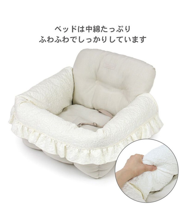 PET PARADISE ペットパラダイス ドライブカドラー 《お花生地》 小型犬 お花