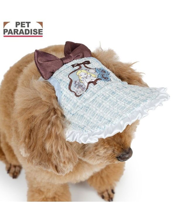 PET PARADISE ディズニー アリス フリル帽子 ４Ｓ～３Ｓ/ＳＳ～Ｓ ライトブルー