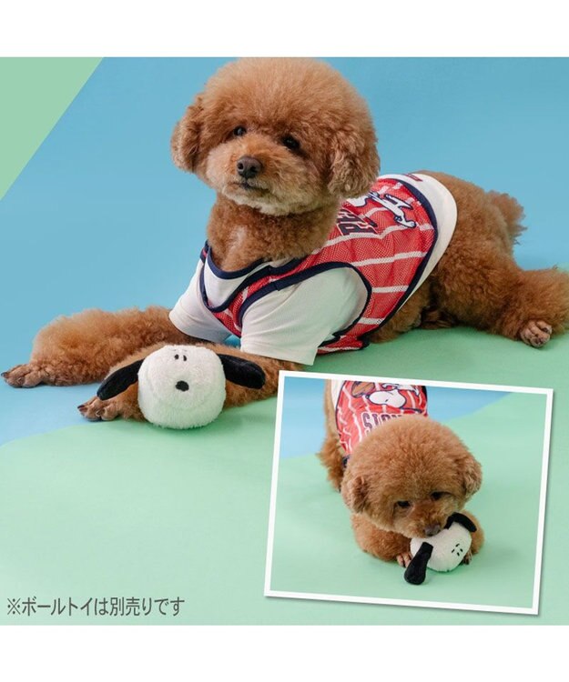 PET PARADISE スヌーピー ビブスＴシャツ 《ホワイト》 小型犬 ホワイト