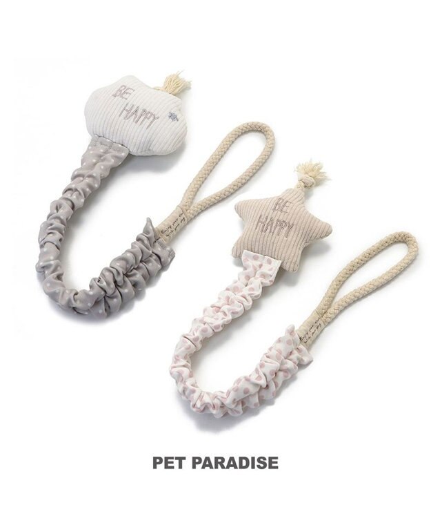 PET PARADISE ペットパラダイス 引っ張り トイ 《雲/星》 雲