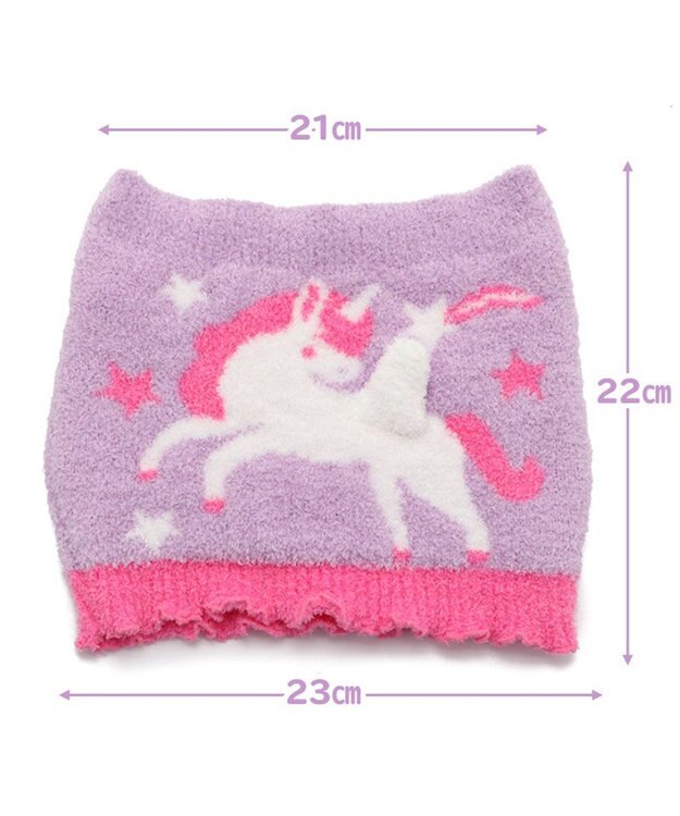 Mother garden マザーガーデン ユニコーン キッズ ウエストウォーマー 子供腹巻き 110cm/120cm/130cm 紫