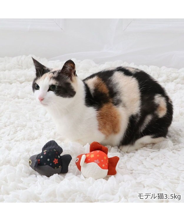 PET PARADISE ペットパラダイス 猫 和金魚ツインズ ボール レッド