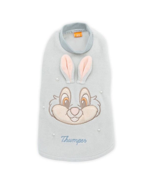 PET PARADISE ディズニー バンビ とんすけ ベロア Tシャツ 小型犬 グレー