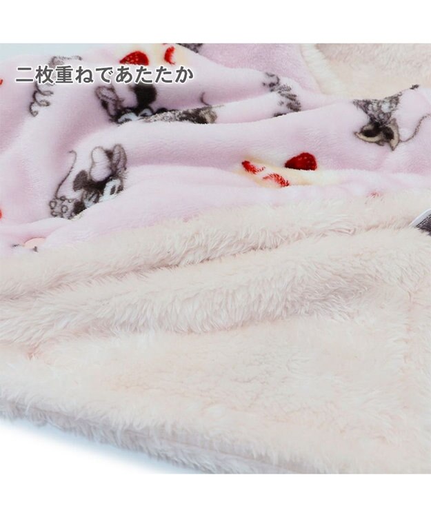 PET PARADISE ディズニー ミニー 着る毛布 《ケーキ柄》 小型犬 ピンク