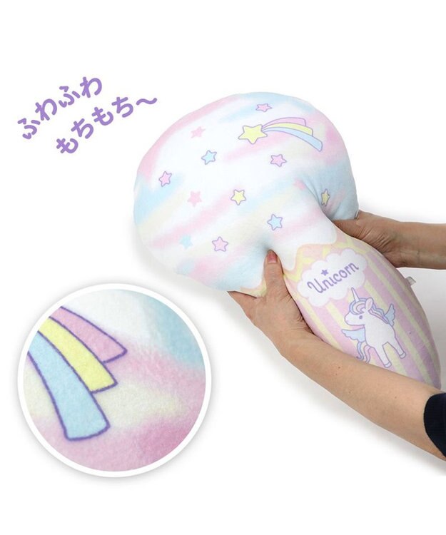 Mother garden マザーガーデン ユニコーン クッション 《星型 / ハート型 / アイス型》 単品 アイス型