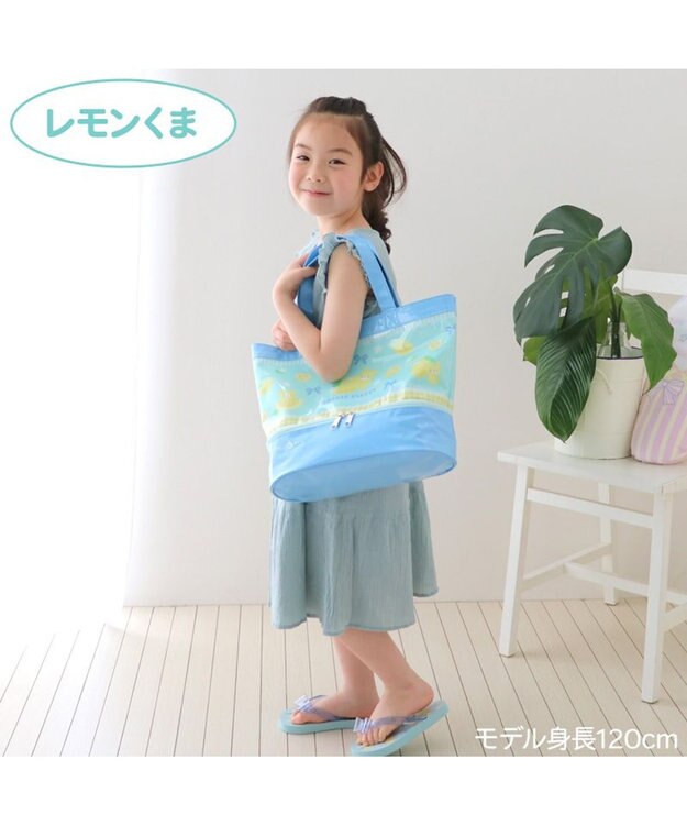 Mother garden マザーガーデン プールバッグ 《ユニコーン柄 レモンくま柄》 2層式 ビーチバッグ 『単品』 レモンくま