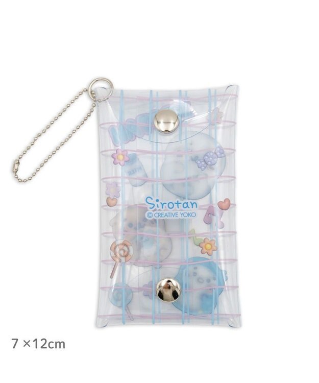 Mother garden しろたん クリアポーチ 《ぷっくり柄》 単品 ぷっくり柄