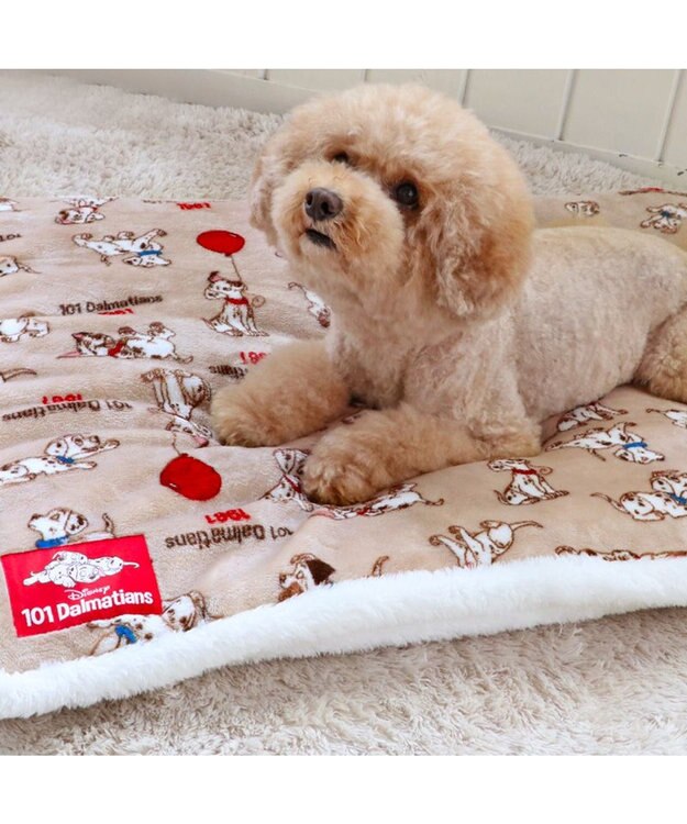 PET PARADISE ディズニー 101匹わんちゃん 遠赤外線 ボアマット 《風船柄》  80×60cm 風船柄