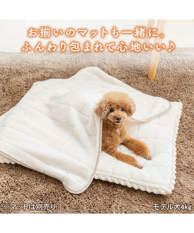 PET PARADISE ペットパラダイス マシュマロ ボア ブランケット ホワイト
